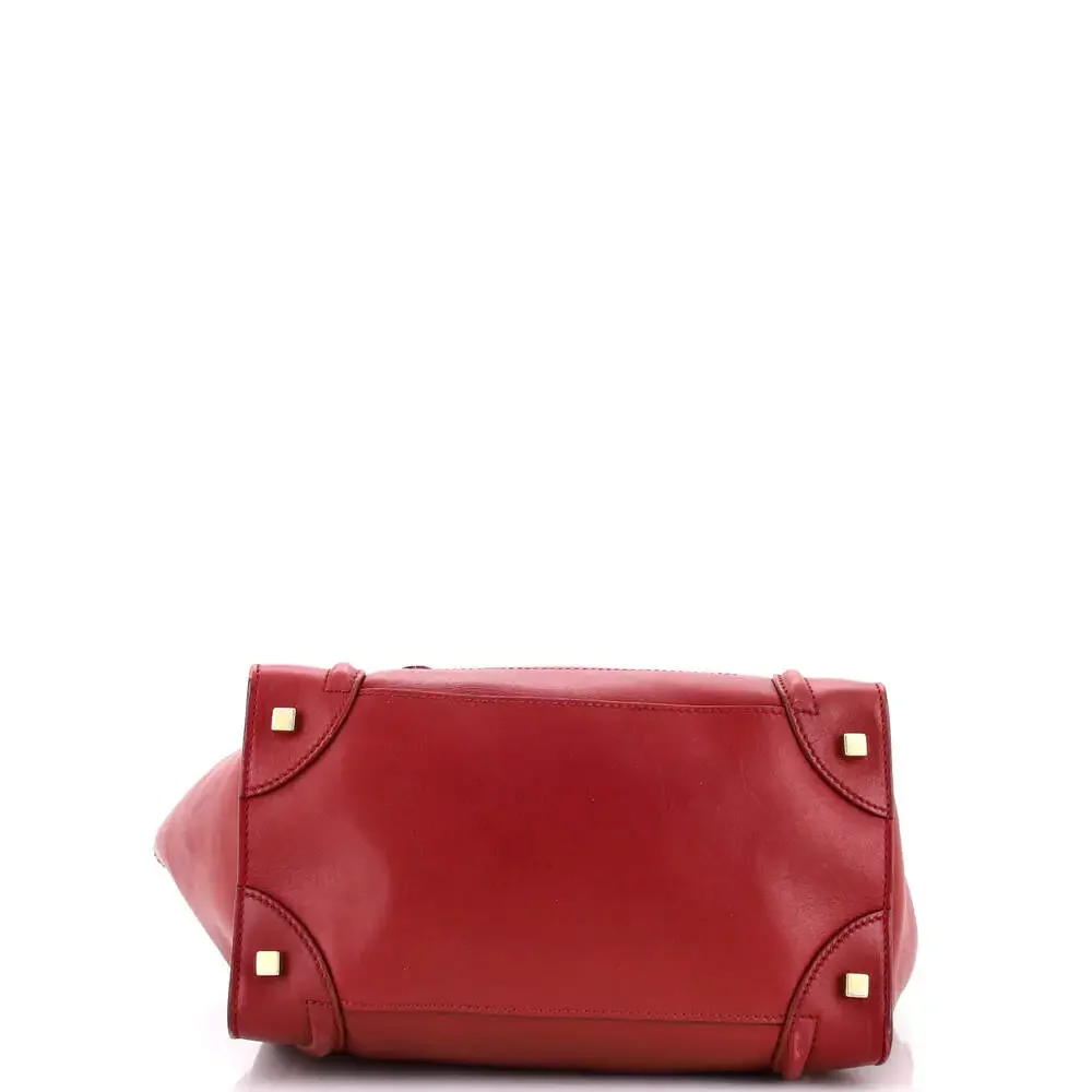 Celine Luggage Bag Smooth Leather Mini #247209C10B - Picture 4 of 9
